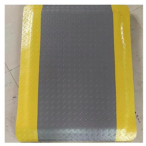 ezkxoprs Schwerlast Industriell Steharbeitsplatz Bodenmatte, 3/4 Zoll Dick Bequem Schwamm Gepolstert Für Zuhause Büro Werkstatt, Antistatisch (Farbe : Grey, Größe : 60x150x2cm)