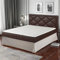Bettrock 90x200 Beige – Mit 4 Seiten von 30 cm für Bett 90 x 200 cm – Bettrock 90 x 200 cm – Schutz für Lattenrost 90 x 200 – Bezug für Lattenrost 90 x 200 cm – Bettgestell
