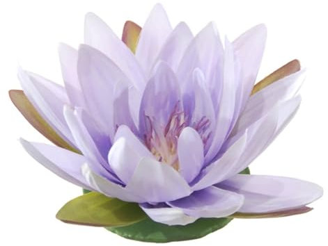 artplants.de Deko Blüte Lotusblüte SUADO, schwimmend, lila, 6cm, Ø15cm - Kunstblumen