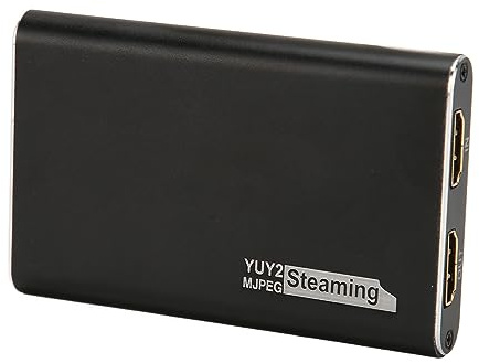 Septpenta Capture Card, 4K30HZ HDMI Capture Card für Switch, Plug and Play 1080P 60FPS Game Capture Card Gerät mit Audioausgang für Streaming