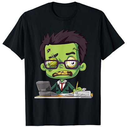 Zombie Buchhalter Kostüm T-Shirt