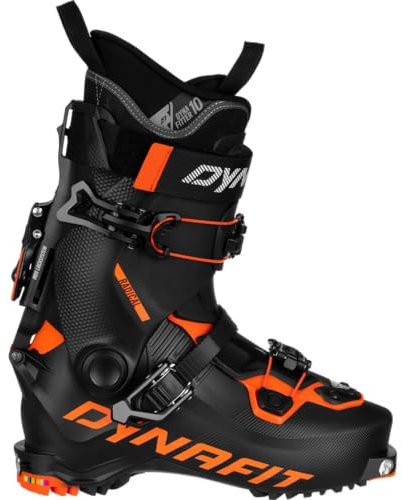 DYNAFIT Unisex Radical Tourenskischuhe, Black-Fluo orange, 41