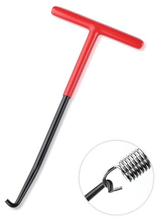 Compressore per Molle Moto,Maniglia a T Gancio a Molla per Scarico,Sedile,Staffe del Serbatoio,Molle di Montaggio Laterale - Rimozione e Installazione,Universal Accessori Moto
