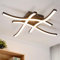 CBJKTX Deckenlampe LED Deckenleuchte Schlafzimmer - Schwarz 24W Wohnzimmerlampe 3000K Warmweiß Modern Design Schlafzimmerlampe Metall Küchenlampe für Wohnzimmer Flur Büro Küche Esszimmer