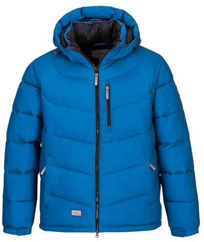 Blue Wave Herren Steppjacke Jesper - Jacke gesteppt mit abhnehmbarer Kapuze in Royalblau Größe L