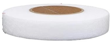 VONCYKI Doppelseitiges Vlies-Hosensaumband, selbstklebende Kante, kürzendes Klebeband, DIY, Kleidung, Vorhänge, Reparatur, Nähzubehör (3 cm, 105 m)
