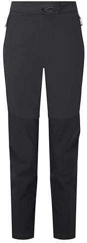 Rab Women’s Torque Pants - Lightweight Breathable Trousers for Trekking, Climbing, & Mountaineering - Black - Small/28 Inseam