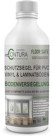 Contura Bodenversiegelung Vinyl Laminat PVC Parkett Boden Versiegelung Imprägnierung Fußbodensiegel Lack (1, 500ml.)