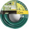 TECHZOCO Manguera de jardín, Manguera de agua elástica y flexible, Fabricada en tela cruzada de poliéster, presión de rotura de 20 bar, 3 Capas, Diámetro 1/2 (12 mm), Verde, Longitud de 30 Metros