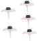 Lurrose 5 Sets Blumenstrauß Torus Hochzeit Dekoration Schuppen Türgriff Rustikale Dekoration Charm Blumenstrauß Make Up Pinselhalter Organizer Mit Deckel Plüsch Ihn Türgriff Verstellbar