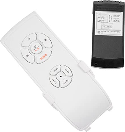 Gadpiparty Deckenventilator Fernbedienung Mit Timer Steuerung Für Ventilatoren Und Lampen Geschwindigkeitsstufen Einfache Installation Hohe Sensitivität Geeignet Für Zuhause