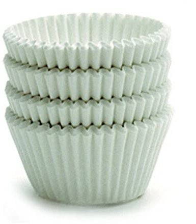 Norpro Standard Tasses/Doublures de Cuisson Blanches, Paquet de 75 Pièces