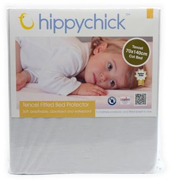 Hippychick Tencel Matratzenschutz - Spannbetttuch Kinderbett 70 x 140 - Tencel Fitted SheetKinderbett 70 x 140 cm