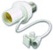 Electraline 58314 Adattatore Fotoelettrico Crepuscolare, Orientabile, Bianco