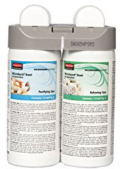 Rubbermaid Commercial Products Microburst MB Duet Nachfüllset für Raumlufterfrischer, Sorten Purifying Spa und Relaxing Spa