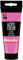 Marabu 12010050033 - Acryl Color pink 100 ml, cremige Acrylfarbe auf Wasserbasis, schnell trocknend, lichtecht, wasserfest, zum Auftragen mit Pinsel und Schwamm auf Leinwand, Papier und Holz