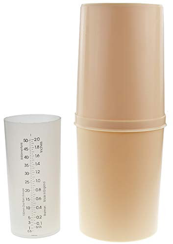 Brannan Large Rain Gauge to Monitor Rainfall Levels with Easy Read Scale the Perfect Outdoor Rain Meter for Your Garden Includes Measuring Cylinder and Charts
