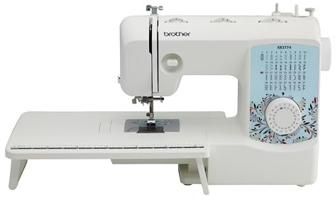 Brother XR3774 Full-Featured Sewing and Quilting Machine with 37 Stitches, 8 Sewing Feet, Wide Table, and Instructional DVD by Brother