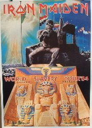 Poster Iron Maiden – World Slavery Tour '84 – 60 x 85 cm
