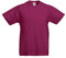 Fruit of the Loom Childrens/Kids Original Short Sleeve T-Shirt (12-13 Years) (Burgundy)