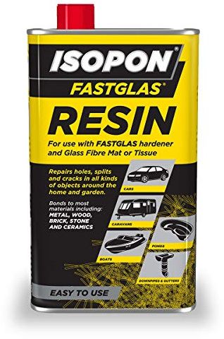 isopon RE/LA Fastglas Laminating Resin 500 ml, Tin Yellow