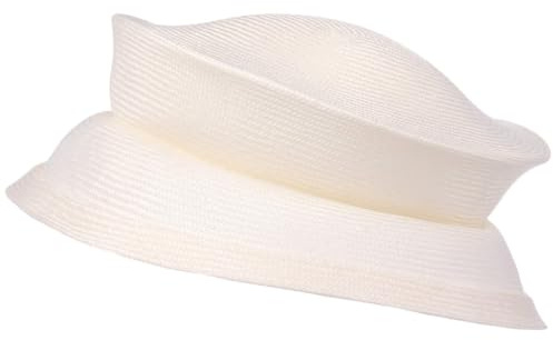 Seeberger Sisal Strohhut Damen - Made in Germany Sommerhut Damenhut Reisehut Sommer Frühling-Sommer - One Size cremeweiß