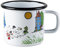 Mumin Tasse Mumintal, Weiß, Emaille, 370ml, Mumins Geschirr, Geschenk