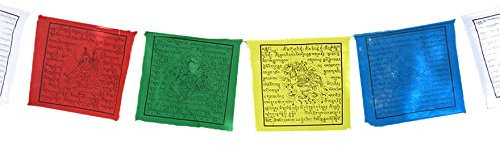 Tierra Zen Gebetsfahne, Mehrfarbig, 12 x 14 cm, Mehrfarbig, Klein