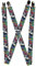 Buckle Down Unisex Hosenträger Batman & Joker Comic Strip, mehrfarbig, One size