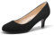DREAM PAIRS Damen Klassische Pumps mit Stiletto und Spitzen zulaufenden Absätze Hochzeit Arbeitschuhe,Size 37,SCHWARZ/Nubuck,LUVLY