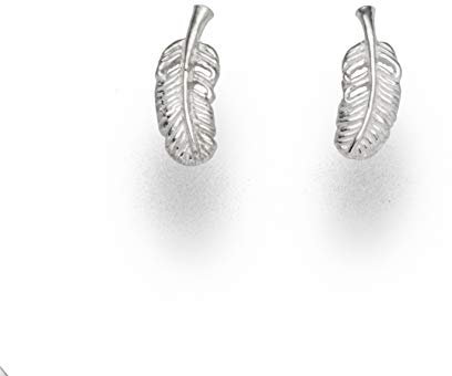 DUR Damen OhrsteckerFeder aus 925er Silber S1433