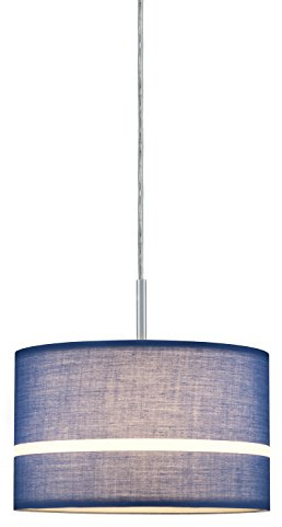 Paulmann 60324 DecoSystems Stoffschirm Tessa Blau max. 50W Durchmesser 25cm