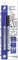STAEDTLER Folienstift Lumocolor non-permanent, wasserlöslich, F-Spitze mit Linienbreite ca. 0.6 mm, hohe Qualität, blau + schwarz, 2 Marker auf Blisterkarte, 316 ASBK2D