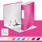 Leitz Qualitäts-Ordner 180°, A4, schmal, 5,2 cm Rückenbreite, laminierte Graupappe, Pink, WOW Serie, 10060023
