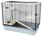 Plaza XL Small Animal Cage - 100 x 54 x 83 - Grey