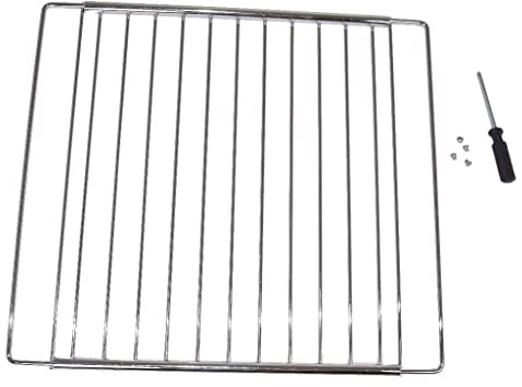 Ufixt Universal Extendable Oven Shelf | Adjustable Grill Rack Grid | 350mm to 560mm Width x 320mm Depth | Compatible with Ariston Beko Bosch