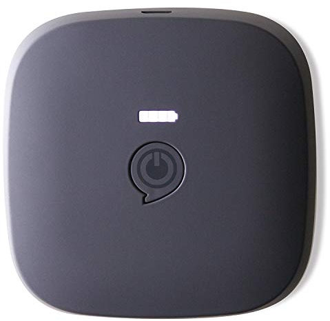 ZENS Qi-zertifizierte portable Powerbank Schwarz 3000 mAh Kapazität - Kabellos wiederaufladbar - Funktioniert mit allen Geräten (Laden via Kabel)