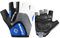 INBIKE Fahrradhandschuhe Halbfinger Herren Damen Sommer Radhandschuhe Kurz Gel Atmungsaktiv rutschfeste Mountainbike Handschuhe für Radsport MTB Blau,M