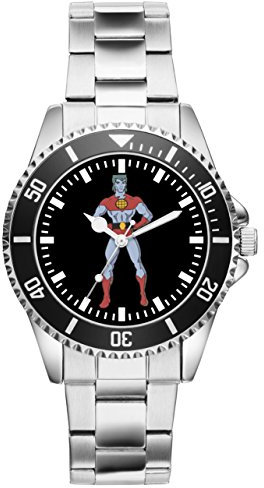 KIESENBERG Captain Planet Geschenk Artikel Idee Fan Uhr 2151