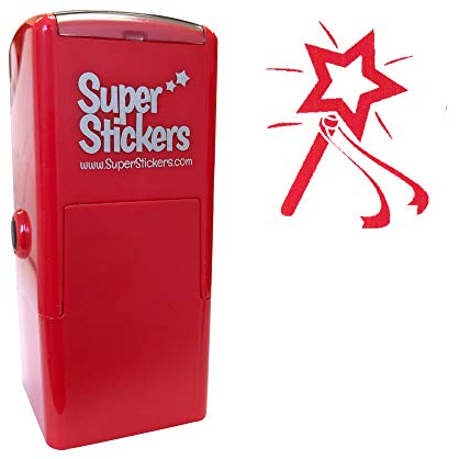 Stamper Solutions Wand Pre Inked Stempel, Rot