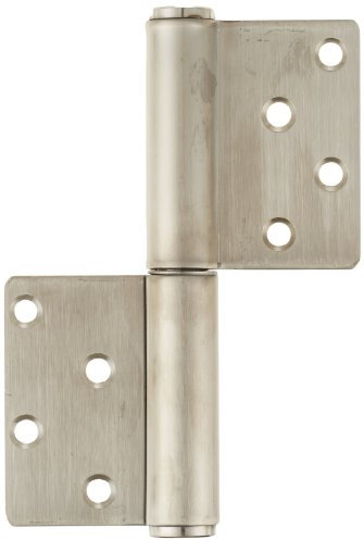 Sugatsune S-6173-5 Lift Off Hinge, Stainless Steel 304, Brushed Finish, 3mm Leaf Thickness, 90mm Open Width, 18mm Pin Diameter, 127mm Height