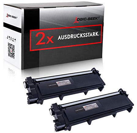 Logic-Seek 2 Toner kompatibel für Brother TN-2320 XL HL-L2340DW HL-L2360DN DCP-2500 2520 2540 2560 2700 Series D DW DN HL-2300 2320 2365 2380 Series D DW DN MFC-2700 2703 2720 2740 Series DW CW
