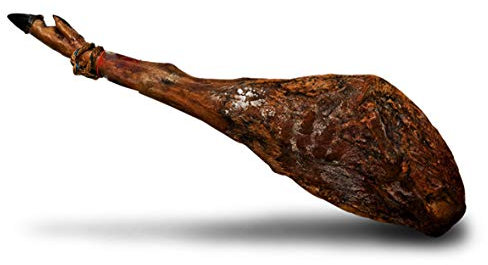 Jamón de Bellota 100% Ibérico D.O.P. Jabugo Cortado a Mano Envasado al Vacío - Sliced Cut Knife, Ham Acorn 100% Iberian D.O.P. (Protected Designation of Origin) Jabugo, Vacuum Packaging