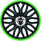 ZentimeX Z778334 Radkappen Radzierblenden universal 16 Zoll Green R