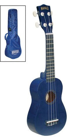 Mahalo Ukulele - Sopran m. Tasche - blau