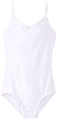 Capezio Girls' Classics Princess Camisole Leotard - White - Large