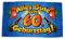 Fahne/Flagge Alles Gute zum 60. Geburtstag 90 x 150 cm
