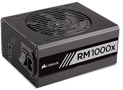 Corsair RM1000x - Fuente de Alimentación (completamente modular, 80 plus gold, 1000 watt, EU) CP-9020094-EU