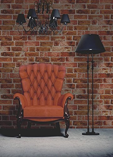 Brewster Fd31045 Papier peint Motif brique Orange