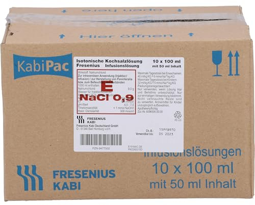 Fresenius Isotonische Kochsalzlösung 0,9% Injektionslösung, 10 St. Einzeldosisbehältnisse